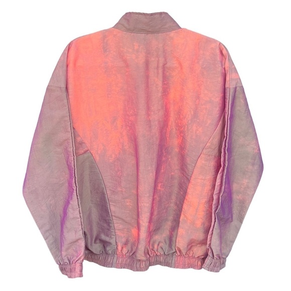 Vintage Scott Tinley Iridescent Pullover Anorak Windbreaker Medium Talon Zipper - Picture 3 of 17